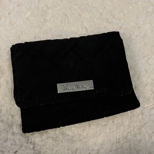 Black Vera Bradley Quilted Wallet
